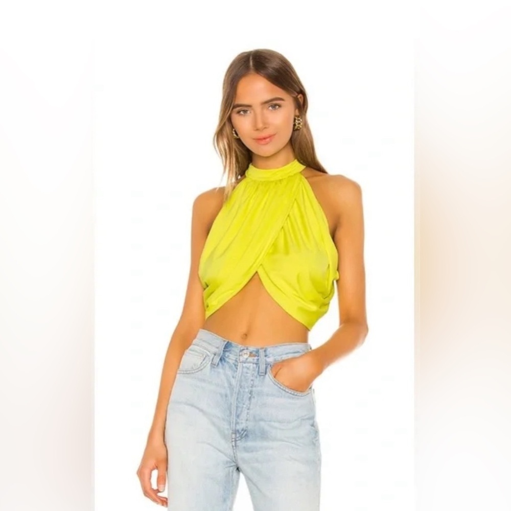 Revolve Emani Wrap Crop Top